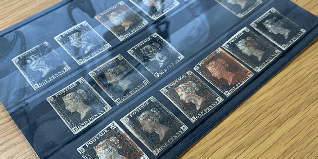 1840年に発行された世界初の切手ペニーブラック